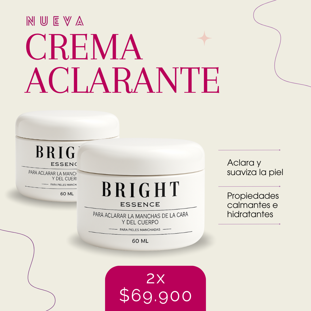 2 Cremas Aclarantes Bright